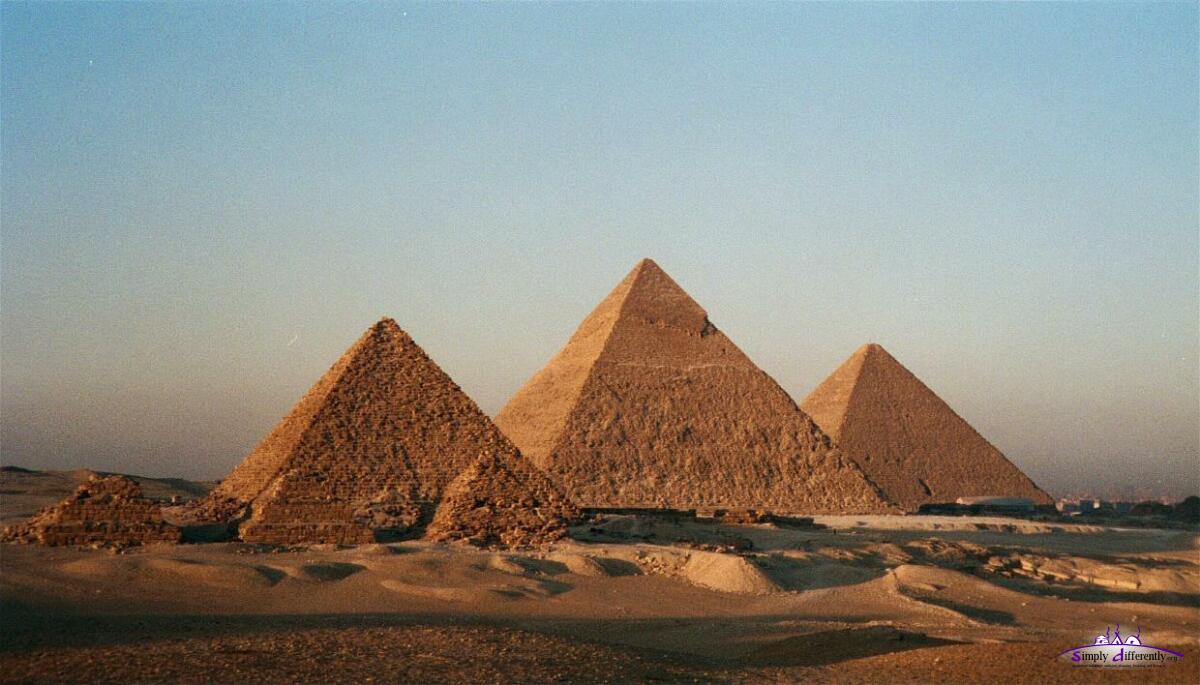 The Pyramids of Giza (courtesy